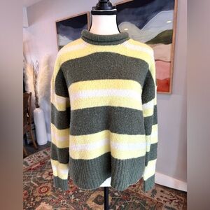 Madewell Roll Neck Striped Sweater